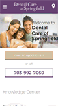 Mobile Screenshot of dentalcareofspringfield.com
